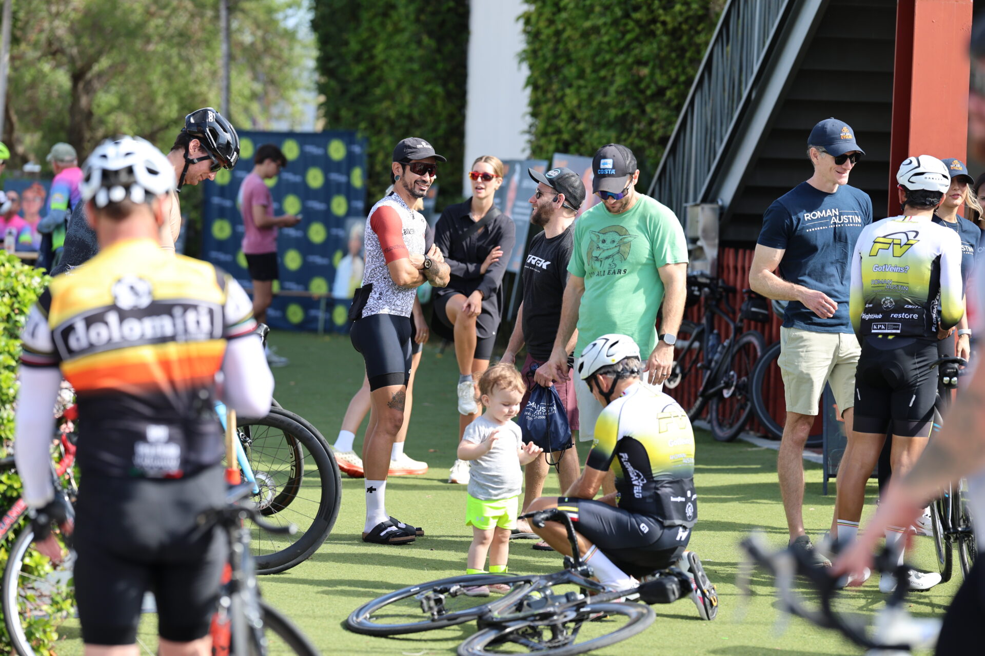Community at the Not Just a Cyclist Event in St Petersburg