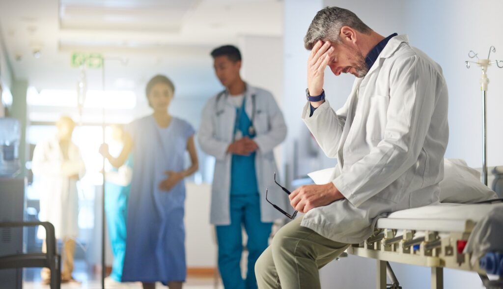 Surgeons in a Clearwater operating room performing a procedure where surgical errors may lead to a wrongful death claim.